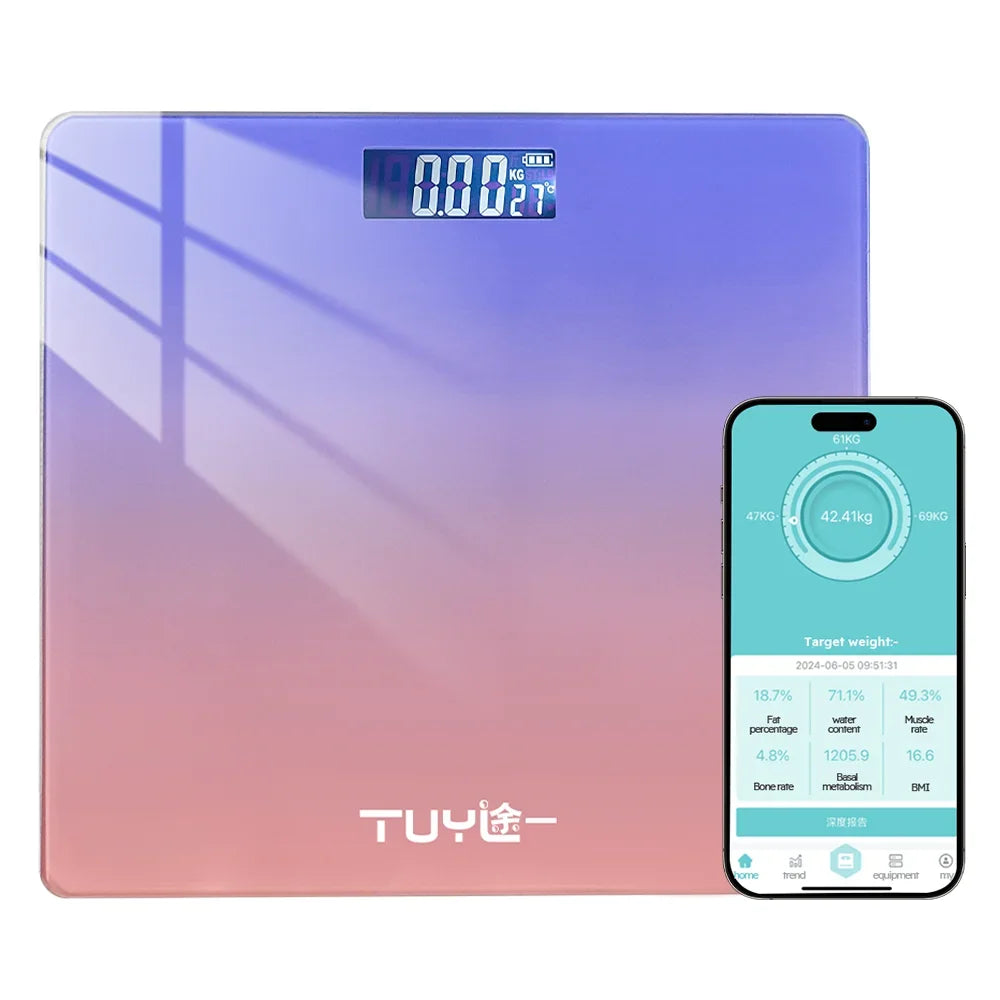 Weight Scale Professional Fat Smart Body Fat Scale LED Special Electronic Body Fat Scale for Multiple People in The Family